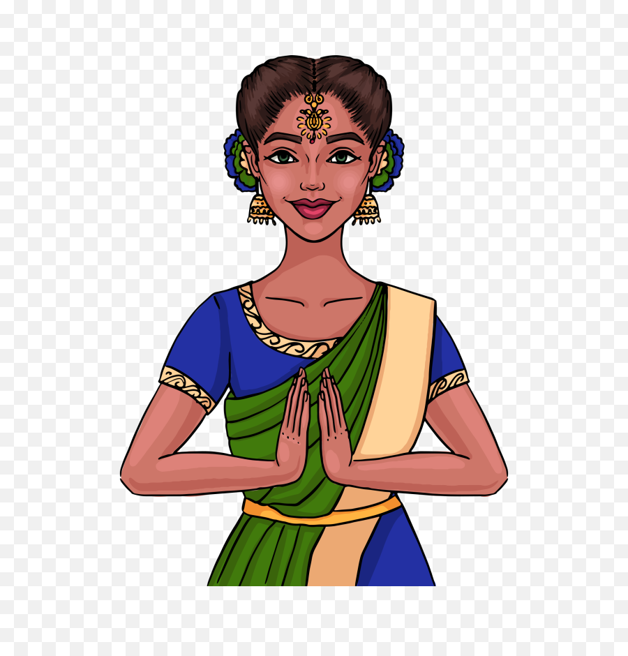 Indian Girl Clipart Png Image Free - Indian Girl Clipart Png,Woman Clipart Png