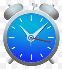 Awaken Runs Natively - Alarm Clock Icon Png Blue