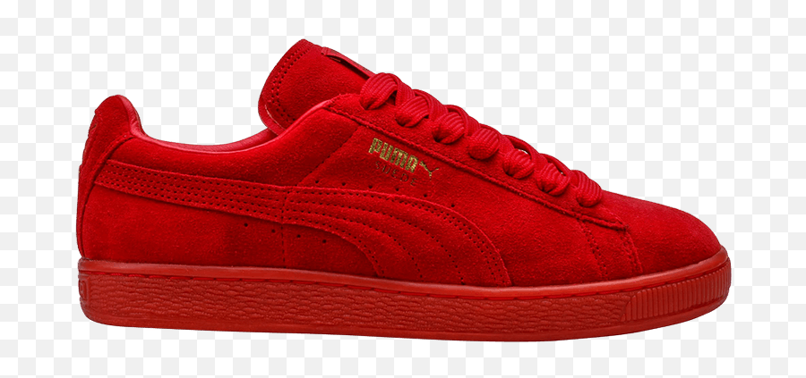Puma Icon Idp Sneakers Red - Red Suede Pumas Png,Puma Icon