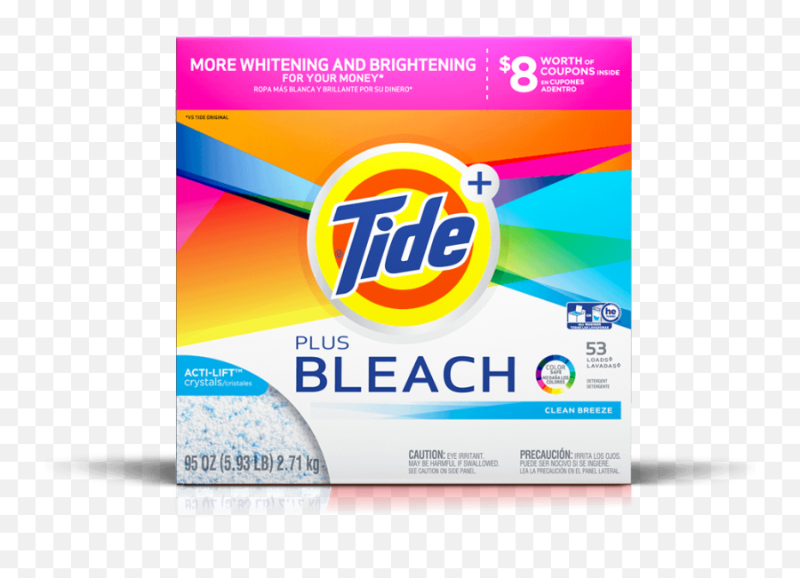 Tide Plus Bleach Powder He Laundry - Tide Detergent Png,Bleach Png