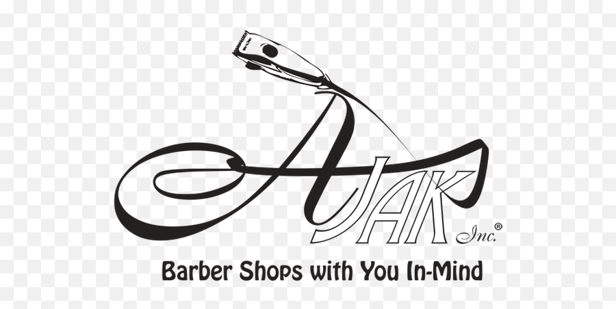 Home Ajak - Website Calligraphy Png,Barber Shop Logos