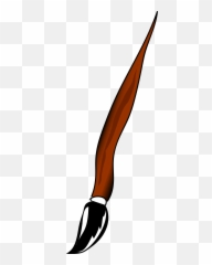 17 Paint Brush Clipart Transparent Free - Chinese Paintbrush png