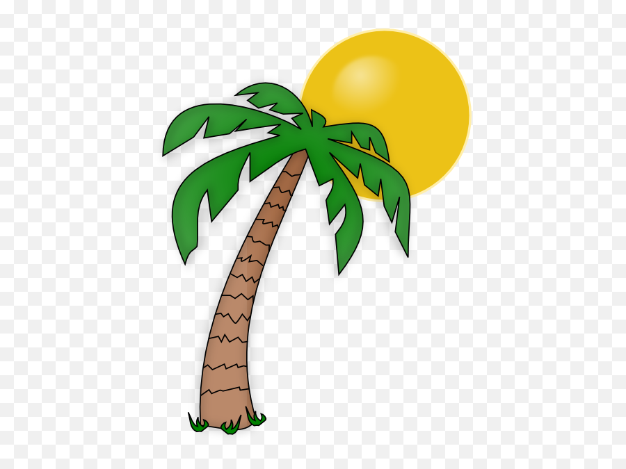 Palm Tree Clip Art - Clip Art Palm Tree Png,Palm Tree Clipart Png