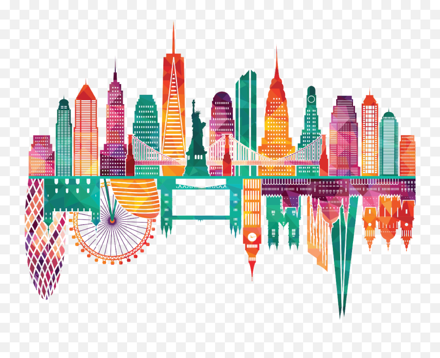 New York Vs London Where Do You Get The Best Bang For Your - New York Vector Illustrator Png,New York Skyline Png