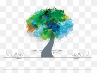 Online Free Logo Maker - Colorful Tree Logo Design Floral Design Png,Transparent Tree Images
