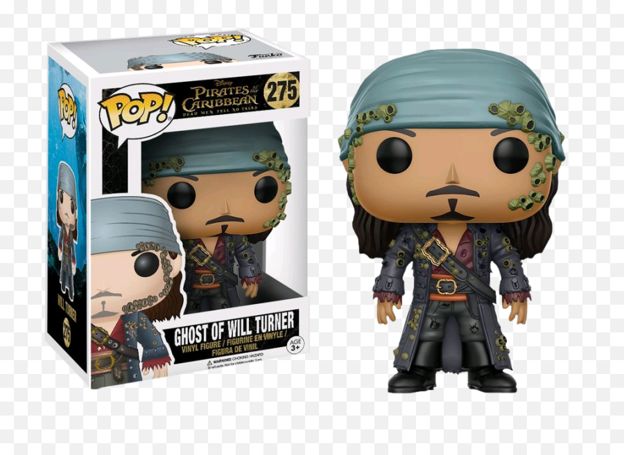 Pirates Of The Caribbean 5 Ghost Will Turner Funko Pop - Pirates Of The Caribbean Funko Pop Png,Pirates Of The Caribbean Png