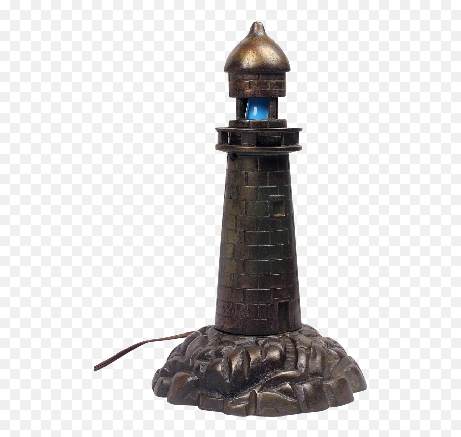 Download Vintage Bronze Finish Lighthouse Light House - Lighthouse Png,Light House Png