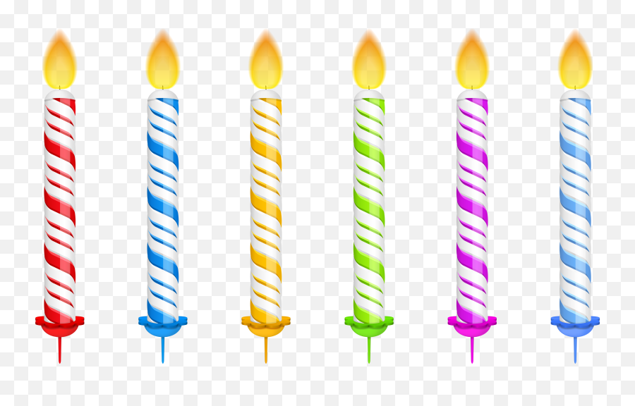 Birthday Candles Transparent Png Clip - Drawings Of Birthday Candles,Candle Transparent Png