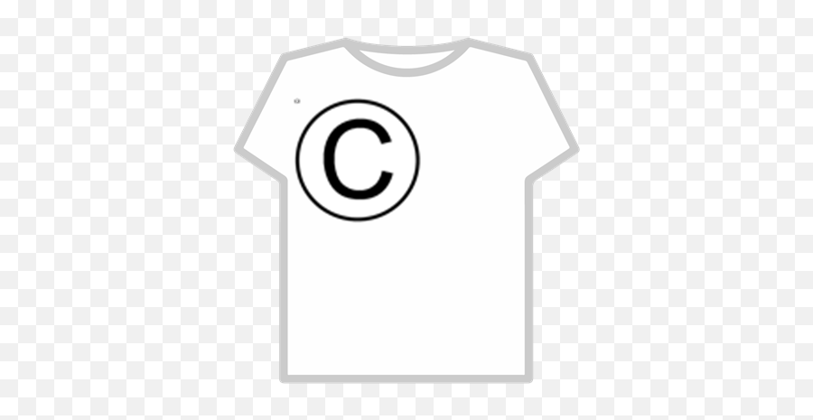 Copyright Symbols - Black Roblox Logo T Shirt Png,Copyright Symbol Transparent