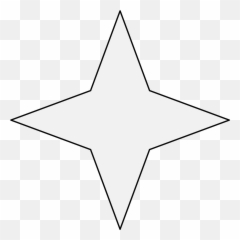 Mullet - Star 4 Points Png,Mullet Png