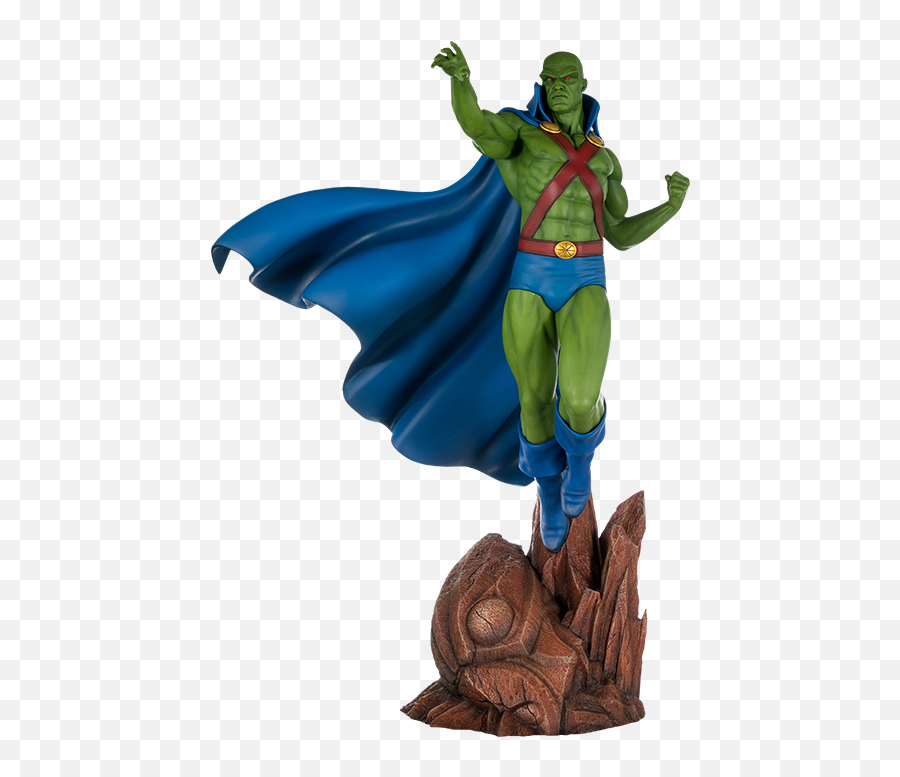 Super Powers Martian Manhunter Maquette - Martian Manhunter Png,Martian Manhunter Logo