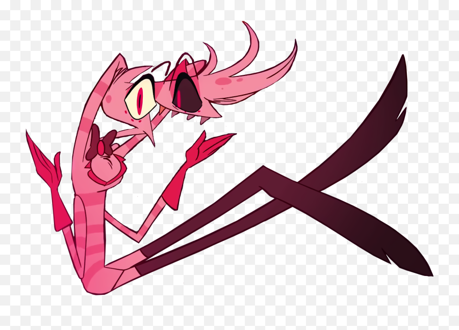 Transparent Png Of That One Weird Frame - Hazbin Hotel Angel Dust,Weird ...