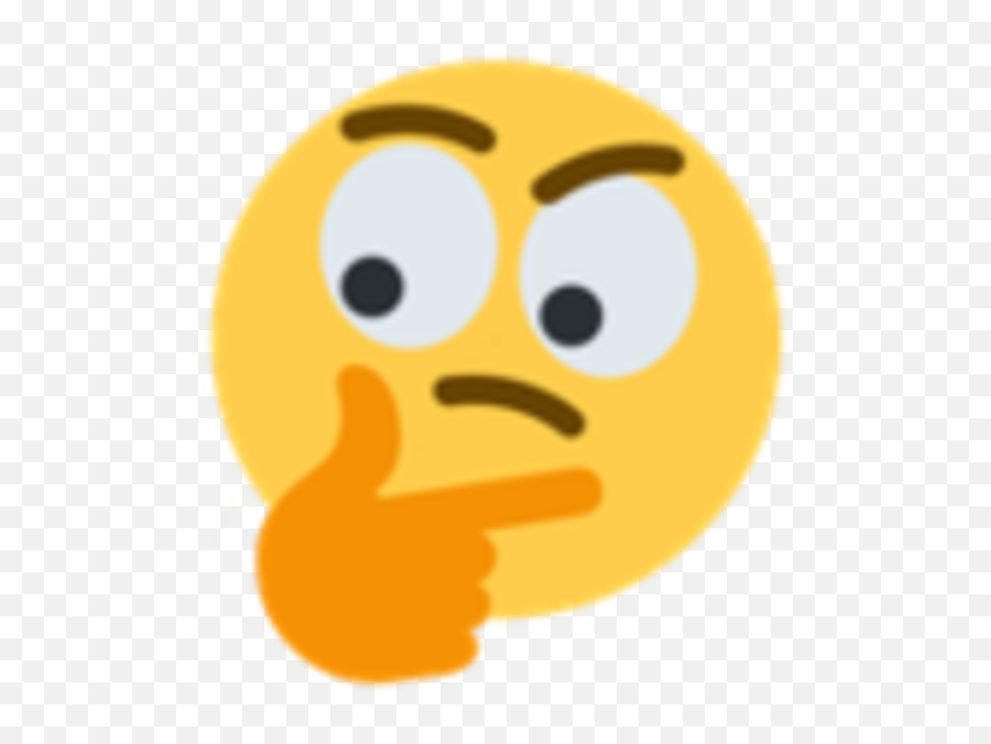 Download Thinking Face Emoji - Thinking Emoji Meme Thinking Emoji Eyes Emoji Png,Meme Transparent