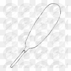 Corndog Outline For Classroom Therapy Use - Great Illustration png