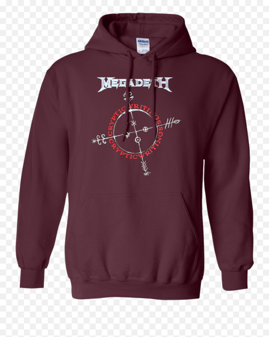 Megadeth Cryptic Writings Pullover Hoodie Png Logo