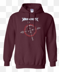 Megadeth Cryptic Writings Pullover Hoodie Png