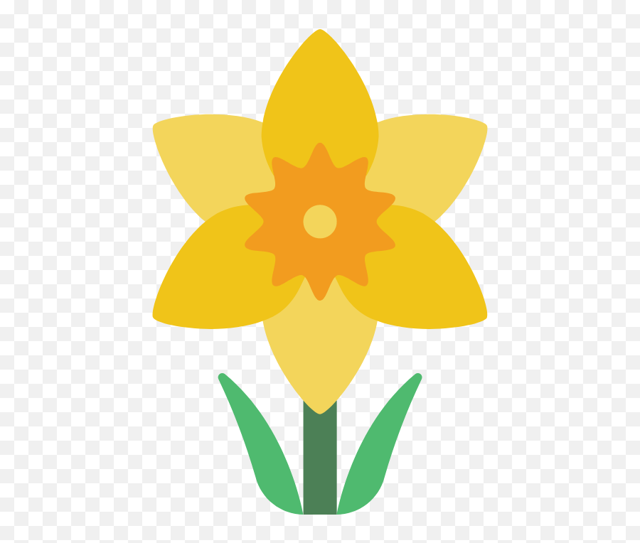 Daffodil - Daffodil Icon Png,Flower Emoji Png