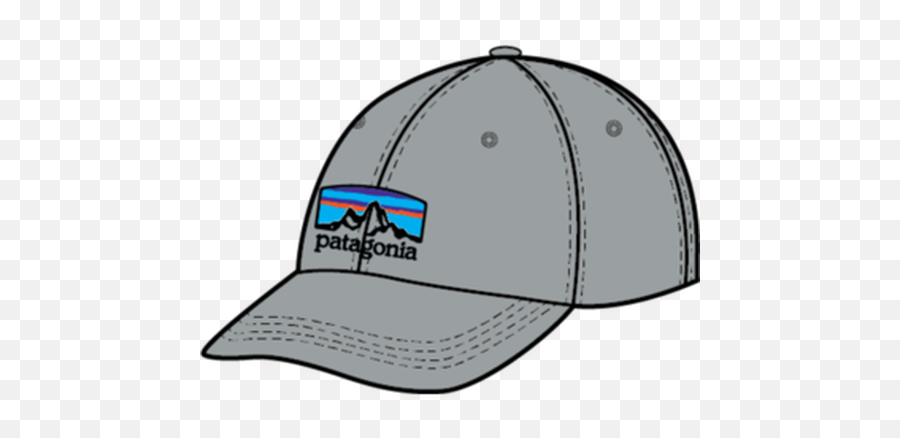 Patagonia Line Logo Ridge Cap - Gear West Ski And Bike Baseball Cap Png,Patagonia Logo Font