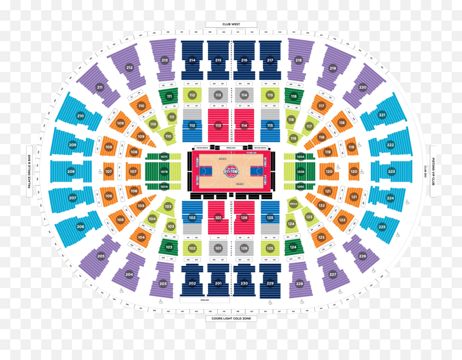 Detroit Pistons Tickets Packages U0026 Little Caesars Arena Hotels - Los Encajeros Placemat Png,Detroit Pistons Logo Png