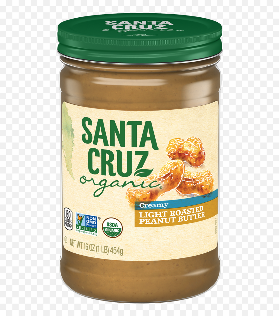 Light Roasted Creamy - Santa Cruz Dark Roasted Peanut Butter Png,Peanut Png