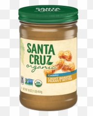 Light Roasted Creamy - Santa Cruz Dark Roasted Peanut Butter Png,Peanut Png