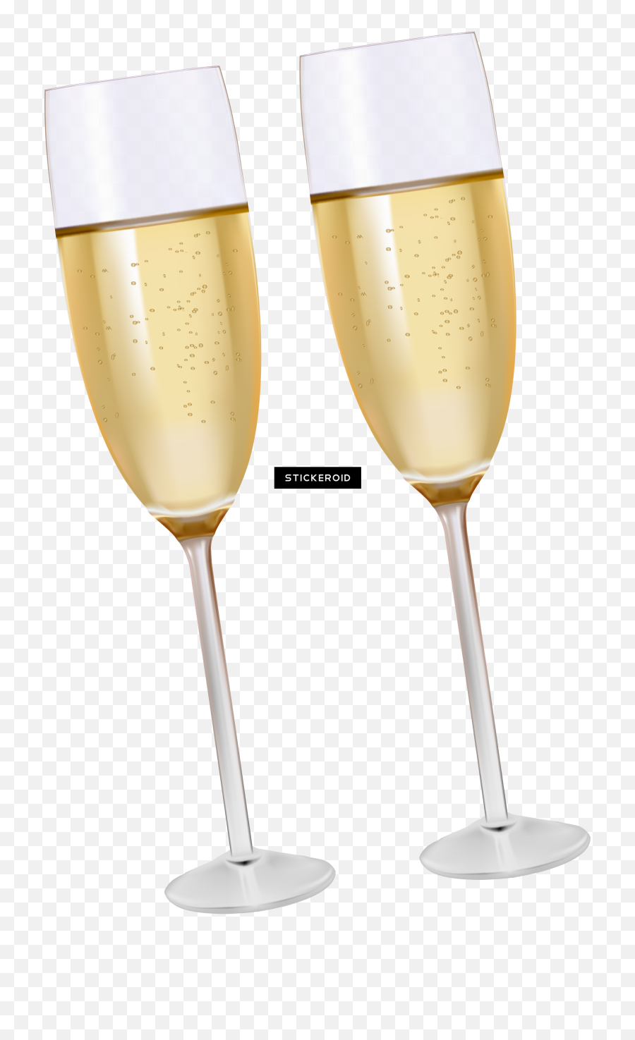 Champagne Bottle - Wine Glass Png,Champagne Glass Transparent Background