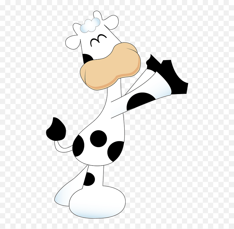 Happy Cow Clipart Free Download Transparent Png Creazilla - Dibujos De Vacas Tiernas,Cow Clipart Png