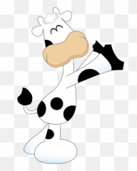 Happy Cow Clipart Free Download Transparent Png Creazilla - Dibujos De Vacas Tiernas,Cow Clipart Png