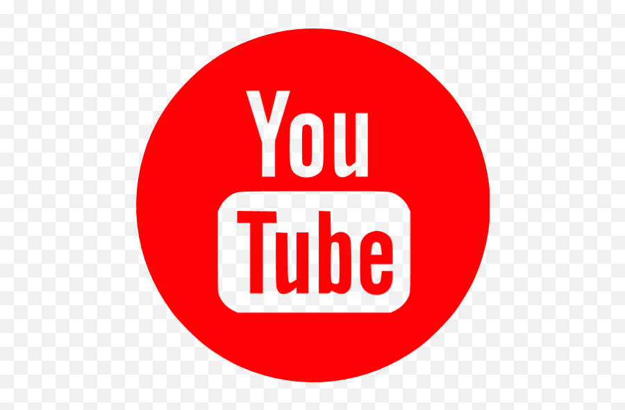 Red Youtube 4 Icon - Logo Youtube Rond Png,Youtube Transparent