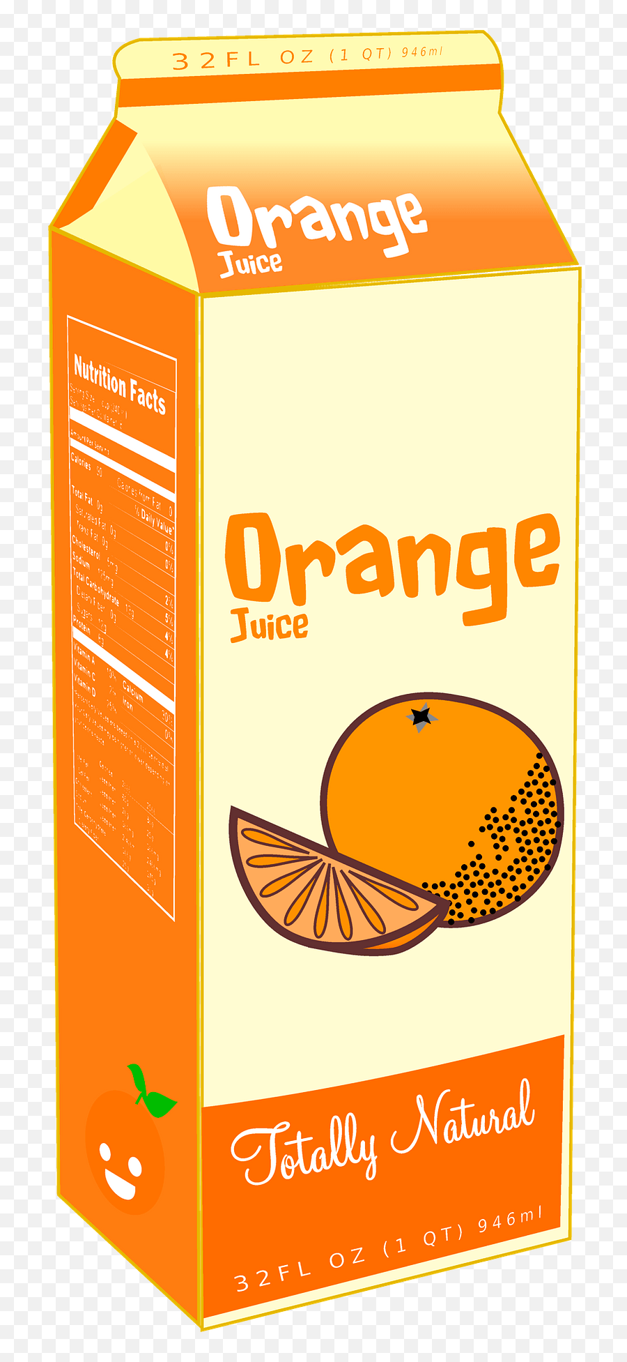 Carton Of Orange Juice Clipart - Transparent Orange Juice Clipart Png,Orange Juice Png