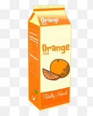 Carton Of Orange Juice Clipart - Transparent Orange Juice Clipart Png,Orange Juice Png
