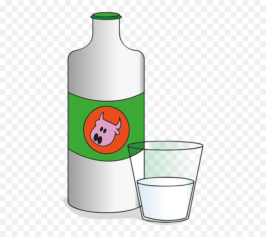 Milk Bottle Dairy - Free Vector Graphic On Pixabay Clip Art Png,Milk Bottle Png