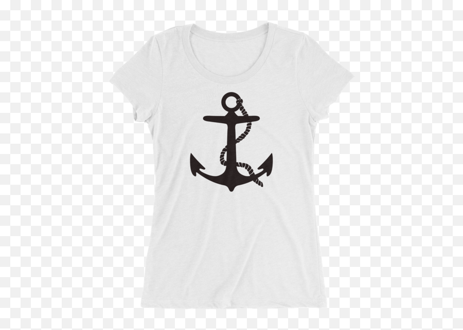 Download Camiseta De Mujer - Anchor Clipart Png Png Image Silhouette Fancy Anchor Clipart,Anchor Clipart Png