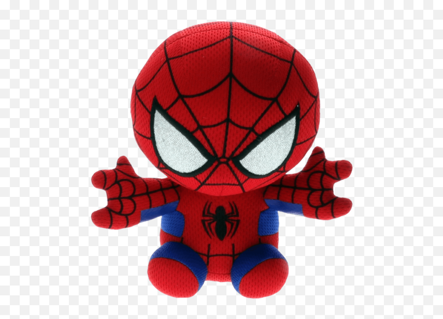 Ty Marvel Avengers Spiderman Beanie Boo 15cm - Spiderman Plush Transparent Png,Spiderman Comic Png