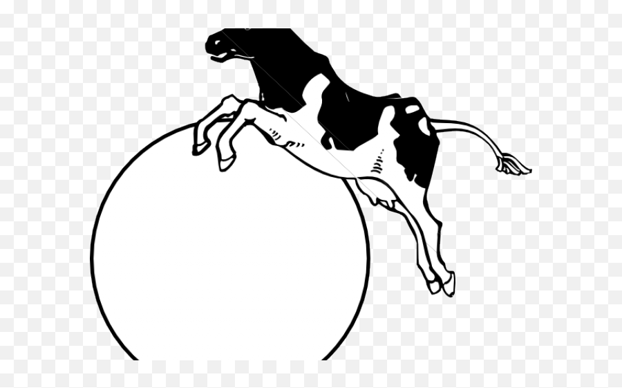 Download Jump Clipart Moon - Cow Jumping Over The Moon Cow Jumping Over The Moon Clipart Png,Moon Clipart Transparent