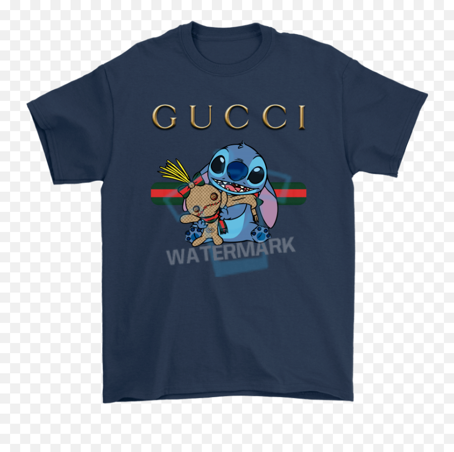 Gucci Stripe Lilo And Stitch Stay Stylish Shirts - Lv Mens T Shirt Png,Lilo And Stitch Png