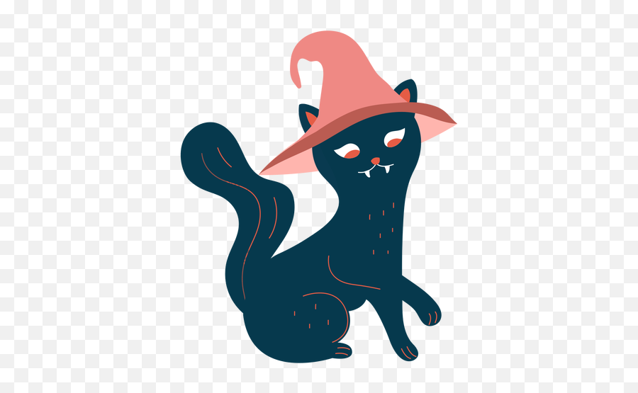 Cat Witch Character - Transparent Png U0026 Svg Vector File Bruja Y Su Gatos,Cat In The Hat Png