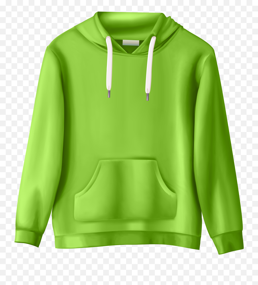 Green Sweatshirt Png Clip Art - Hoodie Clip Art Free,Hoodie Png