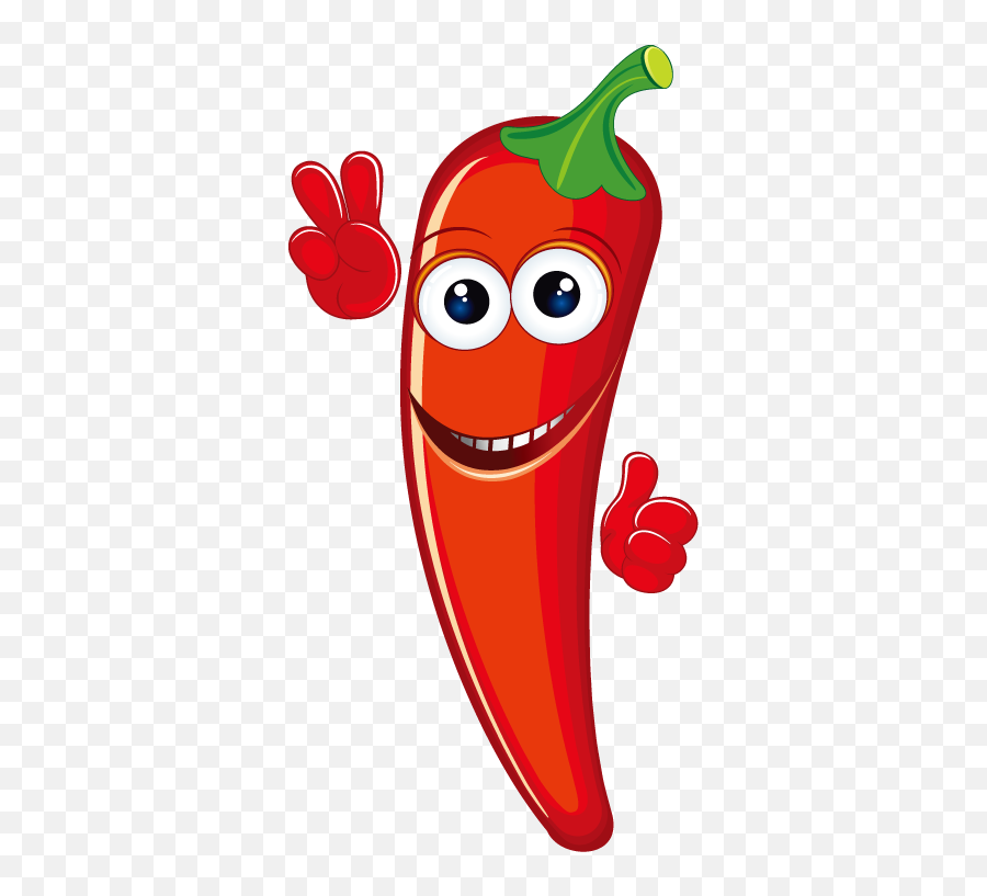 Jpg Freeuse Library Pepper Bell - Cartoon Transparent Chili Pepper Png,Red Pepper Png