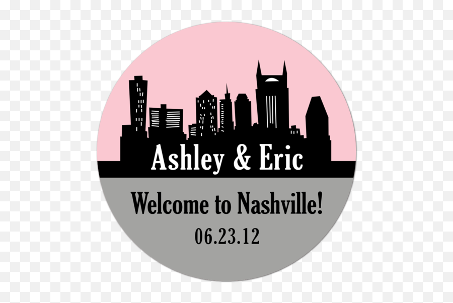 Nashville Skyline Destination Wedding - Art Png,Nashville Skyline Silhouette Png