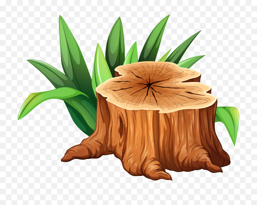 Tree Stump Clipart Png Image - Cut Down Tree Png,Forest Tree Png
