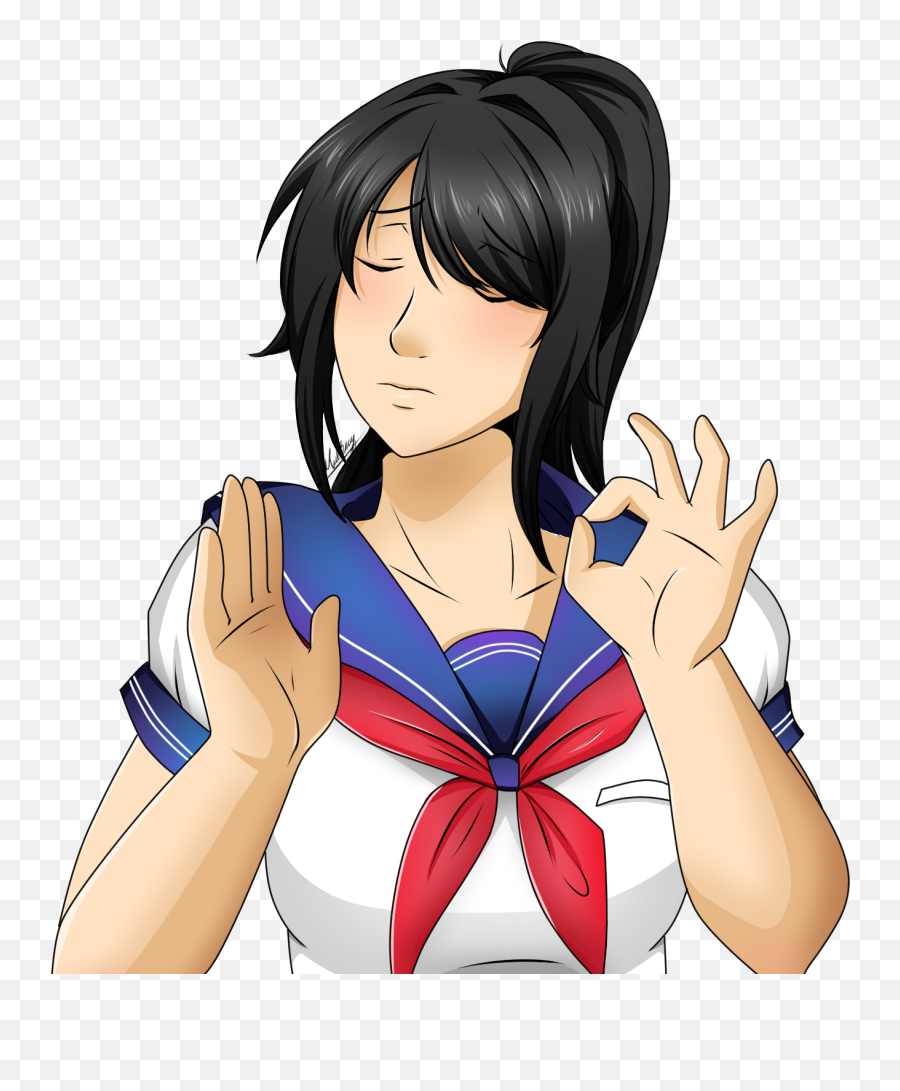 When The Rival Gets Killed Just Right Yandere Simulator - Yandere Chan Meme Png,Yandere Simulator Logo