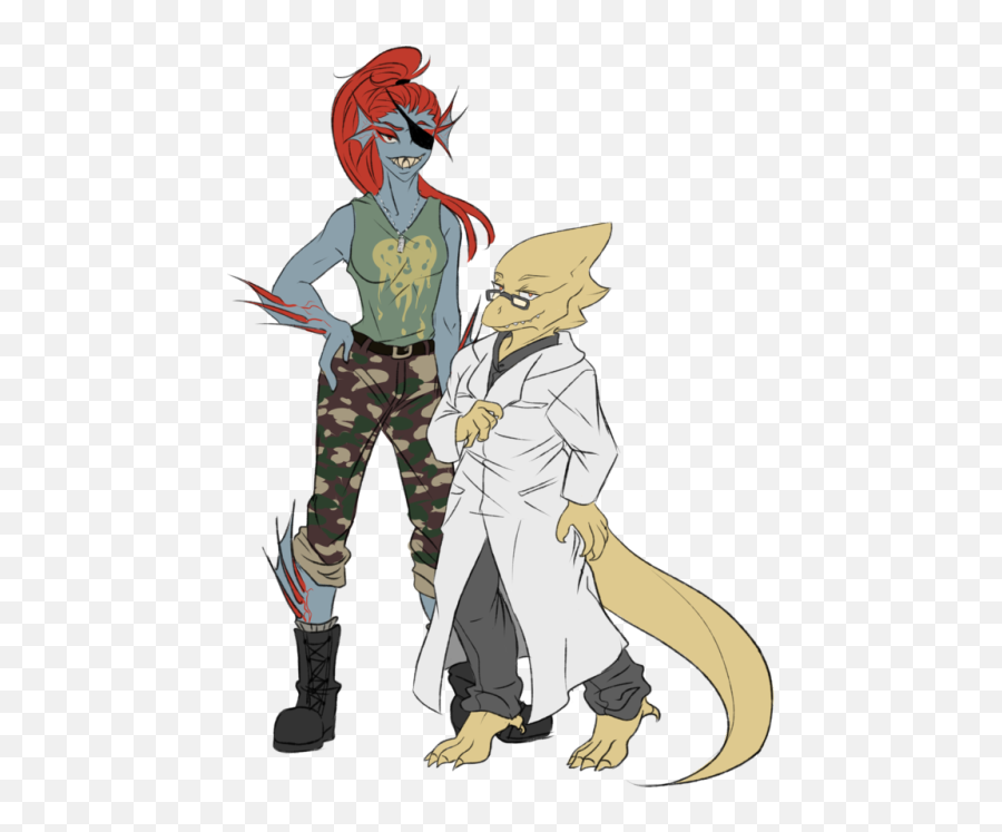 Download Undertale Dt Undyne - Alfis Full Size Png Image Undyne Anime Undertale Casual,Undyne Transparent