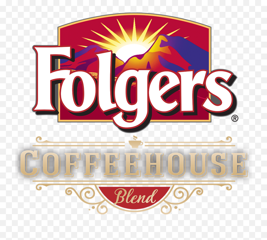 Folgers Coffeehouse Blend Every - Folgers Coffee Logo Png,Folgers Logos