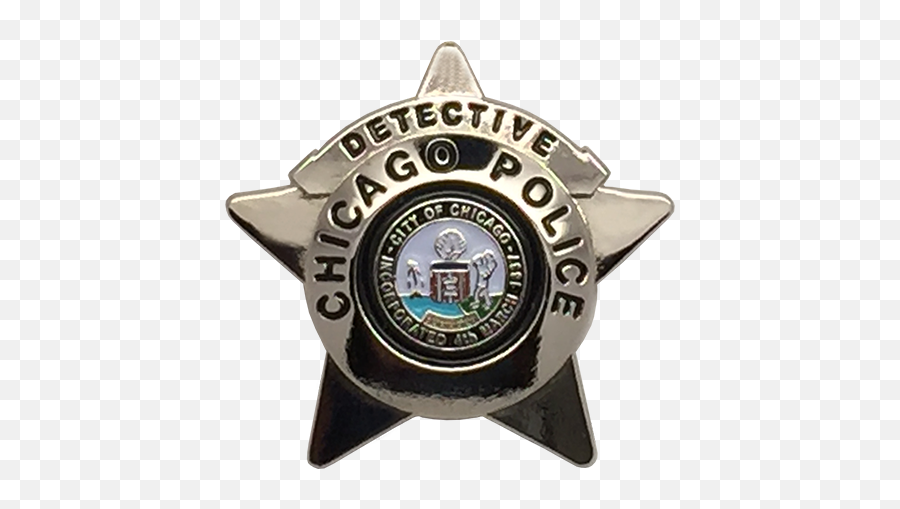Chicago Police Patrolman Badge Lapel - Solid Png,Chicago Police Logos
