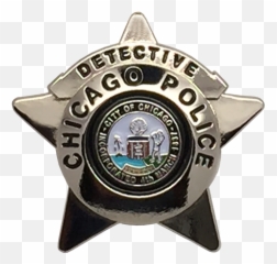 Chicago Police Patrolman Badge Lapel - Solid Png,Chicago Police Logos