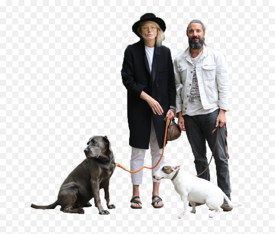 Ns 0188 - Architectural People With Dog Png,People Walking Dog Png