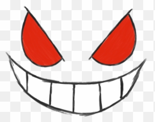 Halloween Smile Gengar Tapestry - Pokemon Face Png