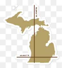 Wmu Western Michigan University Coordinates Sticker - Coldest Places In png