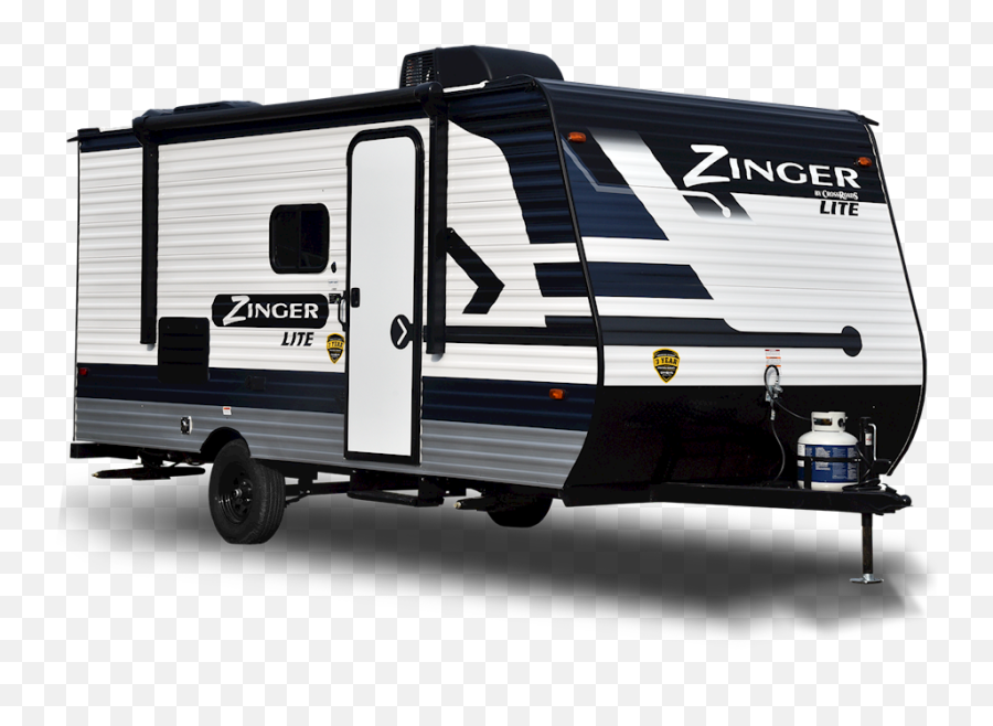 Zinger - Lite Travel Trailers Zr18ds Floorplan Crossroads Rv Crossroads Zinger Zr18bh Png,Rv Png